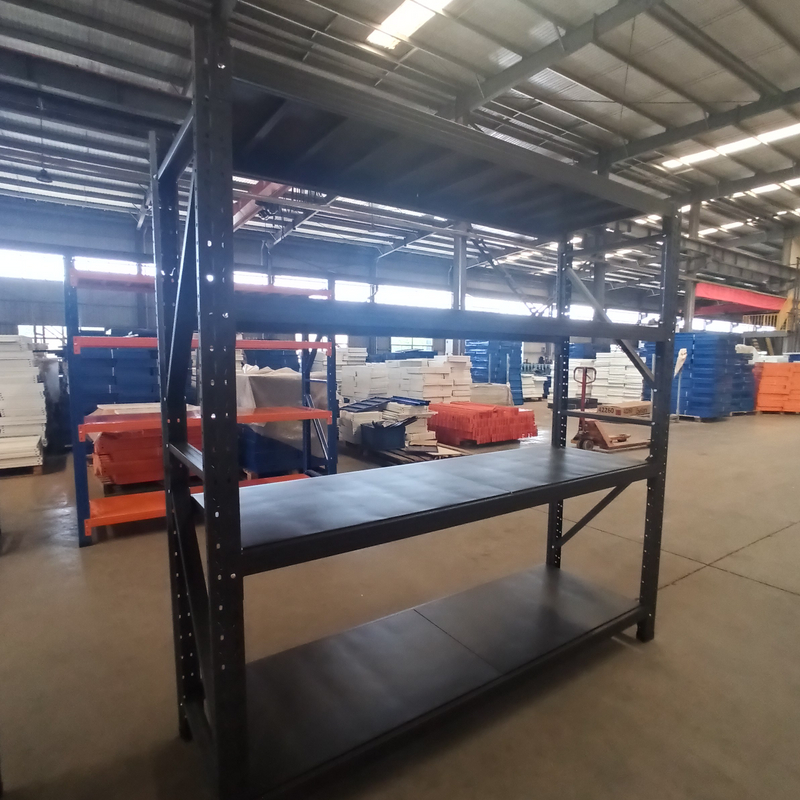 Black 2000*600*2000mm Steel Rack Longspan Resk 